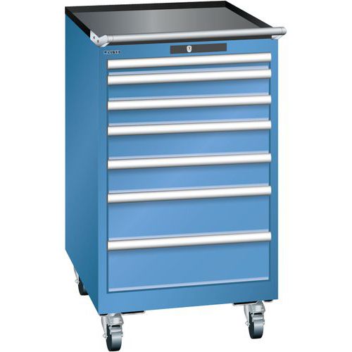 Armoire Bleu Cap. 564x725x990 Avec 7 Tir. 75kg _ 14.372.040