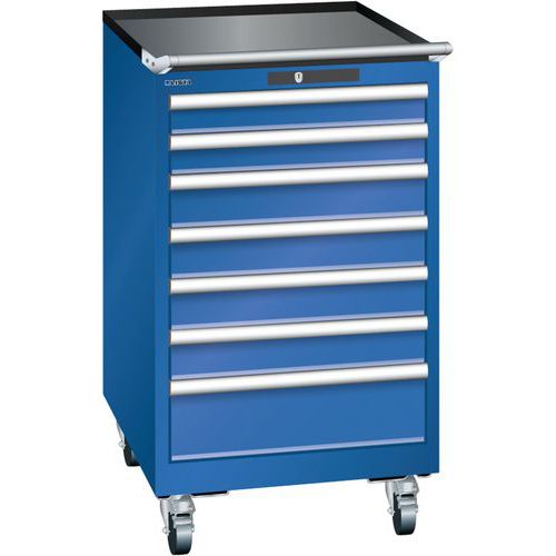 Armoire Bleu Sécu. 564x725x990 Avec 7 Tir. 75kg _ 14.373.100