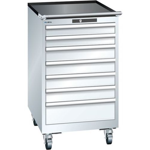 Armoire Blanc Pur 564x725x990 Avec 7 Tir. 75kg _ 14.373.110