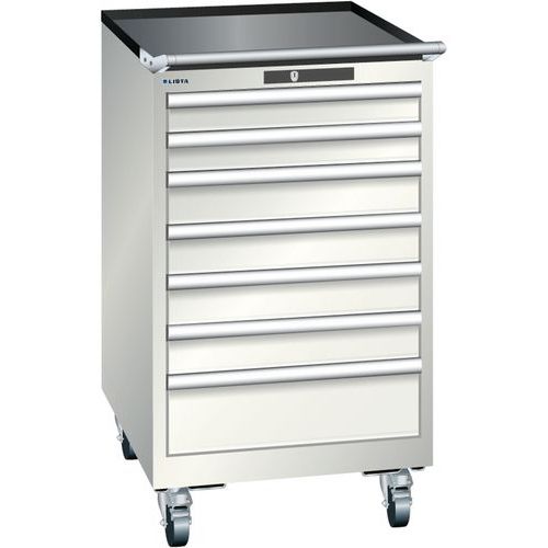 Armoire Blanc Gris 564x725x990 Avec 7 Tir. 75kg _ 14.373.180