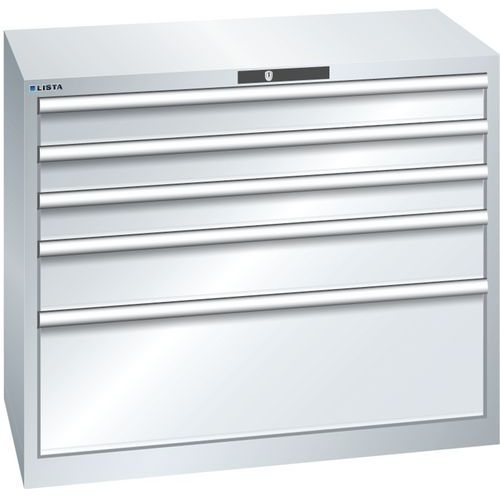 Armoire Gris Clair 1023x572x850 Avec 5 Tir. 75kg