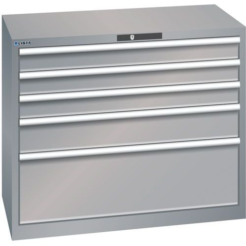 Armoire Gris Pigeon 1023x572x850 Avec 5 Tir. 75kg