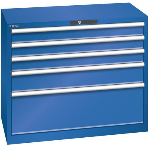 Armoire Bleu Sécu. 1023x572x850 Avec 5 Tir. 75kg