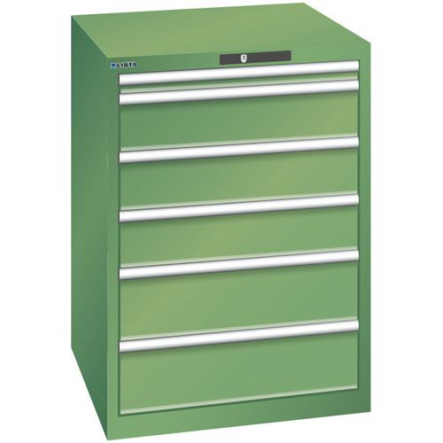 Armoire Vert 717x725x1000 Avec 6 Tir. 75kg _ 14.417.030