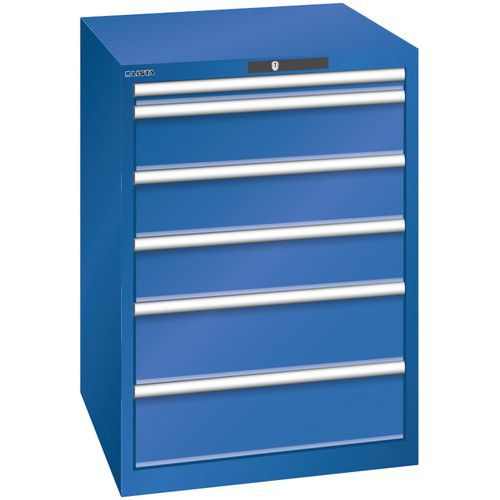 Armoire Bleu Sécu. 717x725x1000 Avec 6 Tir. 75kg