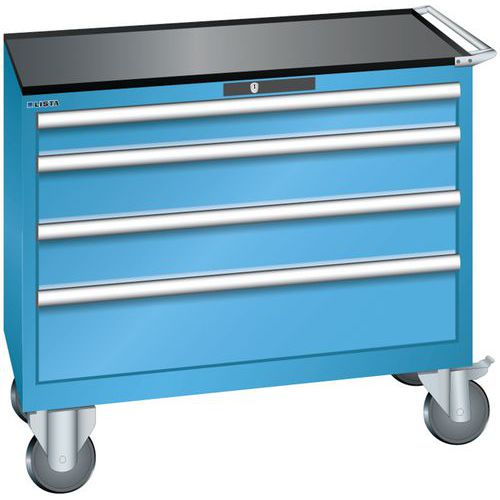 Armoire Bleu Clair 1023x572x962 Avec 4 Tir. 75kg