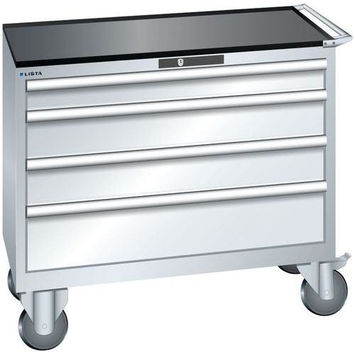 Armoire Gris Clair 1023x572x962 Avec 4 Tir. 75kg