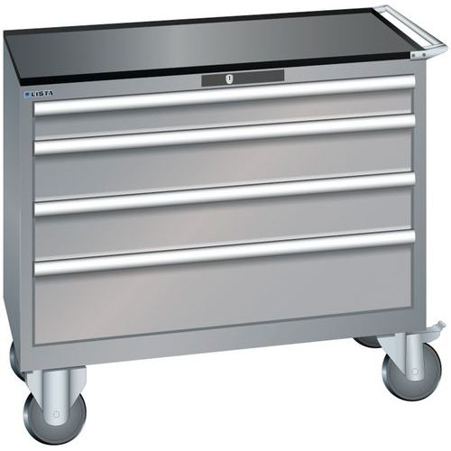 Armoire Gris Pigeon 1023x572x962 Avec 4 Tir. 75kg