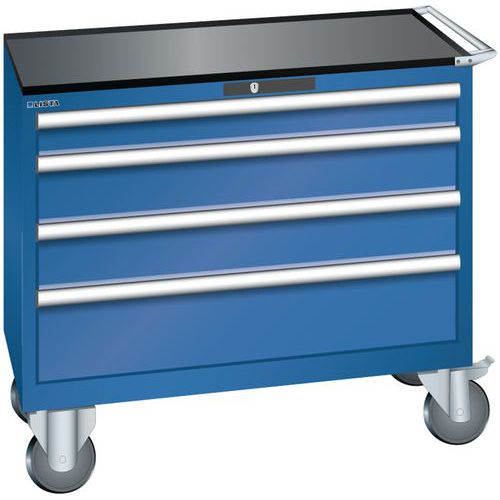 Armoire Bleu Gent. 1023x572x962 Avec 4 Tir. 75kg