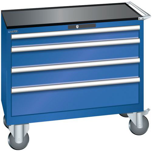 Armoire Bleu Sécu. 1023x572x962 Avec 4 Tir. 75kg