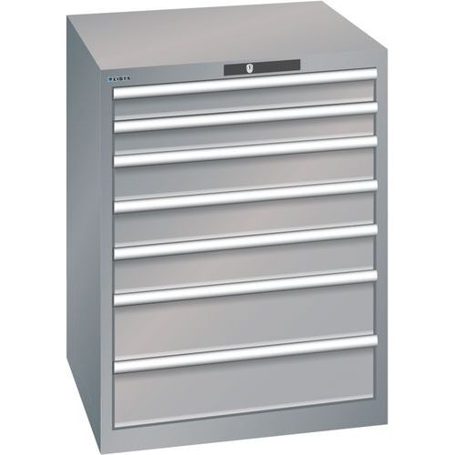 Armoire Gris Pigeon 717x725x850 Avec 7 Tir. 75kg