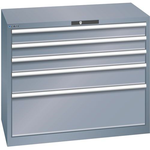 Armoire Gris 1023x572x850 Avec 5 Tiroirs 200kg _ 78.744.050