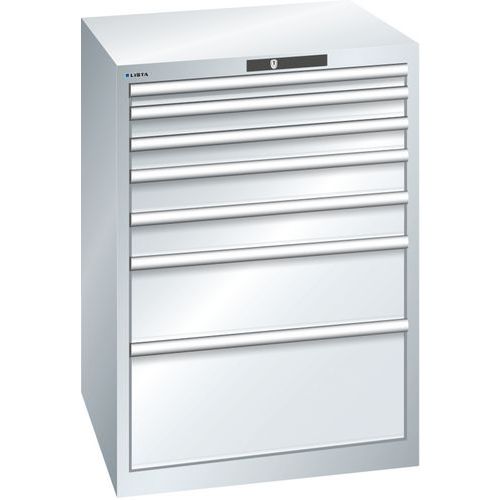 Armoire Gris Clair 717x725x1000 Avec 7 Tir. 75kg