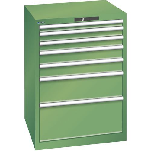 Armoire Vert 717x725x1000 Avec 7 Tir. 75kg _ 14.416.030