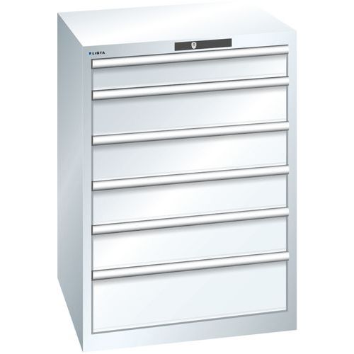 Armoire Blanc Pur 717x725x1000 Avec 6 Tir. 200kg