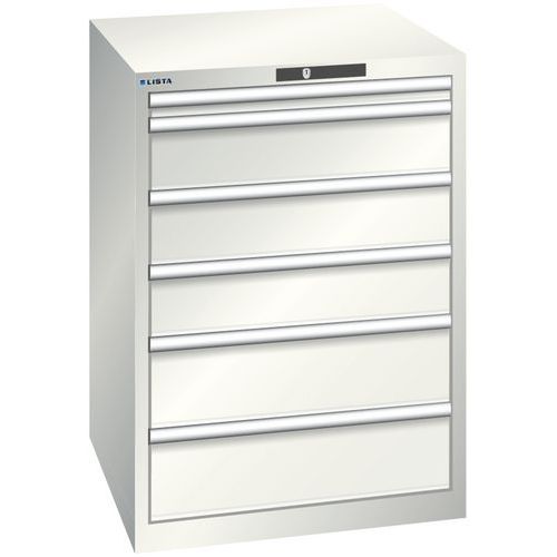 Armoire Blanc Gris 717x725x1000 Avec 6 Tir. 200kg