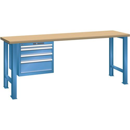 Établis Bleu Cap. 1500x750x890 Cap. 600kg Et 4 Tir. 75kg