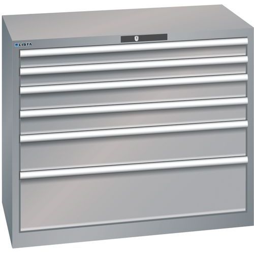 Armoire Gris Pigeon 1023x572x850 Avec 6 Tir. 75kg