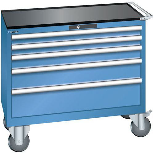 Armoire Bleu Cap. 1023x572x962 Avec 5 Tir. 75kg _ 78.780.040