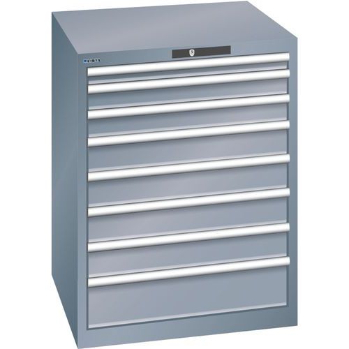 Armoires à Tiroirs Gris 717x725x850 Avec 8 Tiroirs 75kg
