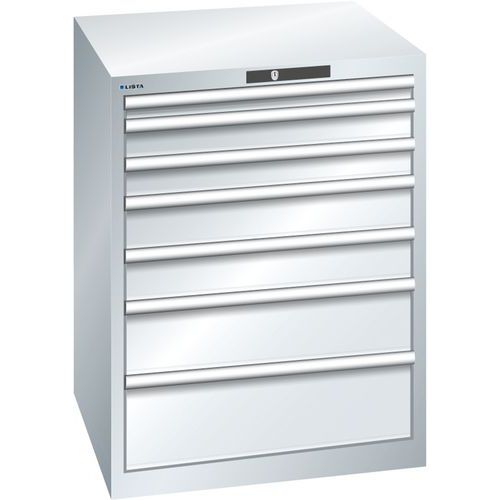 Armoire Gris Clair 717x725x850 Avec 7 Tir. 200kg