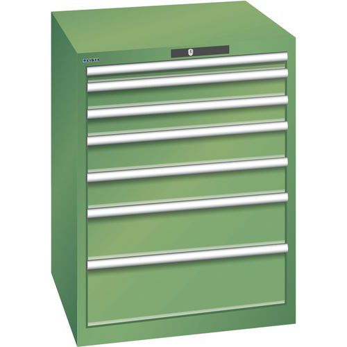 Armoire Vert 717x725x850 Avec 7 Tir. 200kg _ 78.642.030