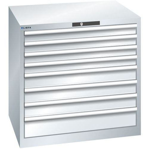 Armoire Gris Clair 870x725x850 Avec 8 Tir. 75kg _ 78.682.020