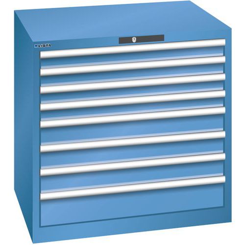 Armoire Bleu Cap. 870x725x850 Avec 8 Tir. 75kg _ 78.682.040