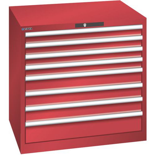 Armoire Rouge 870x725x850 Avec 8 Tir. 75kg _ 78.682.070