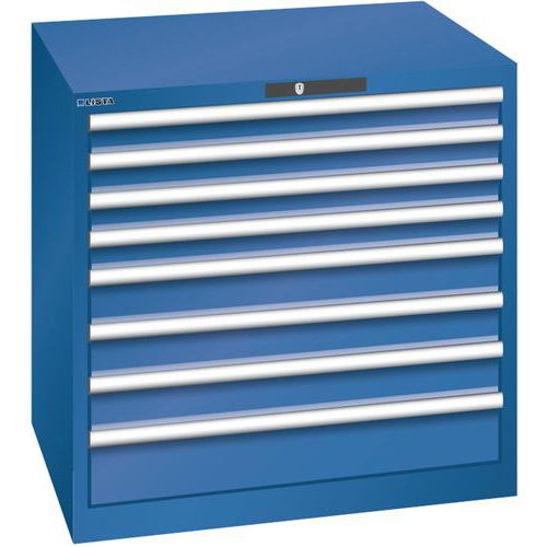 Armoire Bleu Gent. 870x725x850 Avec 8 Tir. 75kg _ 78.682.090