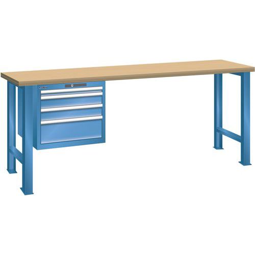 Établis Bleu Cap. 2000x750x840 Cap. 360kg Et 4 Tir. 75kg