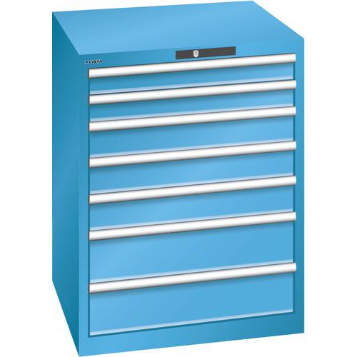 Armoire Bleu Clair 717x725x850 Avec 7 Tir. 200kg