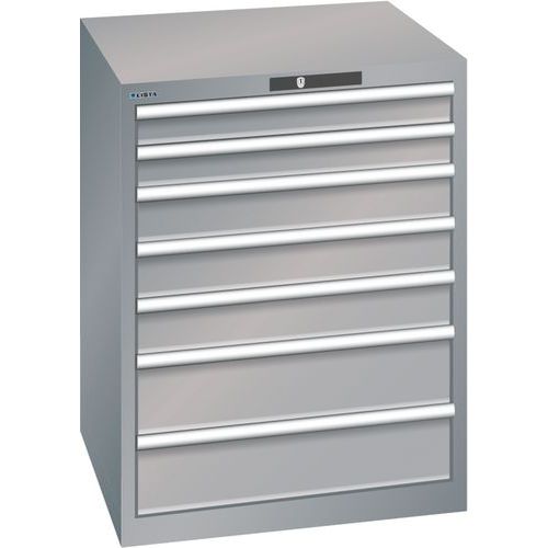 Armoire Gris Pigeon 717x725x850 Avec 7 Tir. 200kg