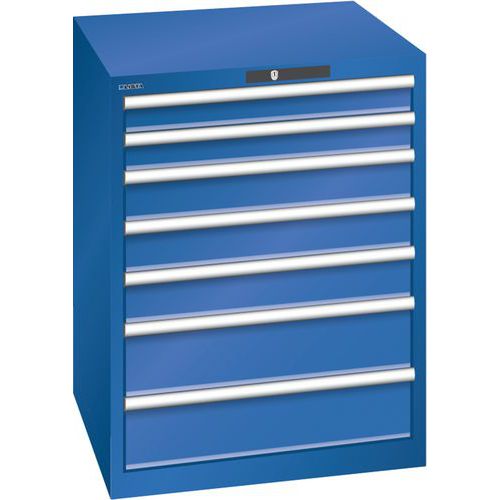 Armoire Bleu Sécu. 717x725x850 Avec 7 Tir. 200kg