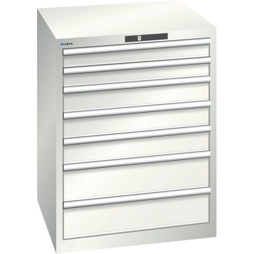 Armoire Blanc Gris 717x725x850 Avec 7 Tir. 200kg