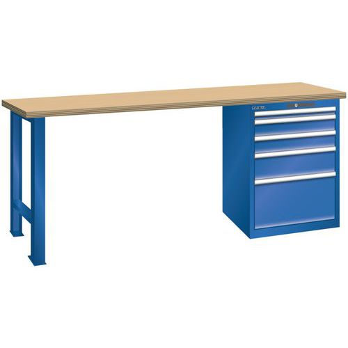 Ã‰tablis Bleu Sécu. 1500x750x840 Cap. 1500kg Et 5 Tir. 75kg