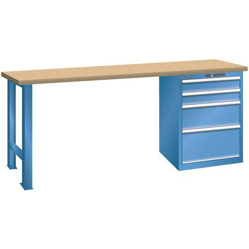 Ã‰tablis Bleu Cap. 1500x800x850 Cap. 1500kg Et 4 Tir. 75kg