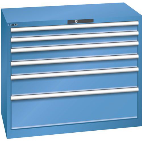 Armoire Bleu Cap. 1023x572x850 Avec 6 Tir. 200kg