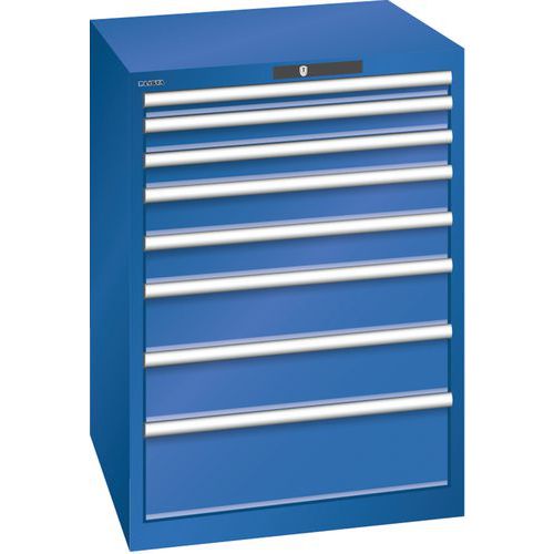Armoire Bleu Sécu. 717x725x1000 Avec 8 Tir. 75kg
