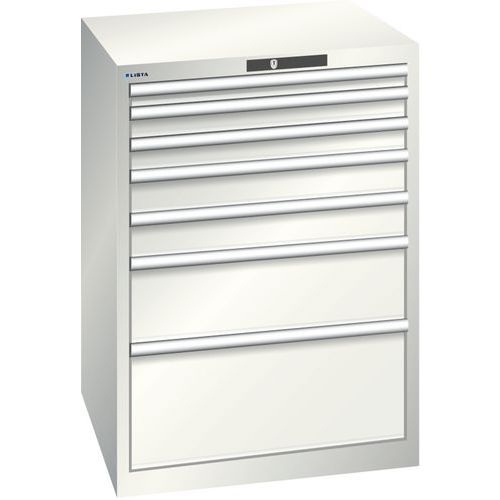 Armoire Blanc Gris 717x725x1000 Avec 7 Tir. 200kg