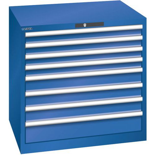 Armoire Bleu Sécu. 870x725x850 Avec 8 Tir. 200kg