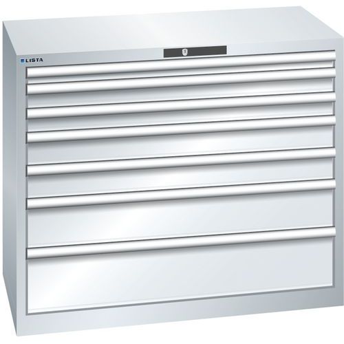 Armoire Gris Clair 1023x572x850 Avec 7 Tir. 75kg