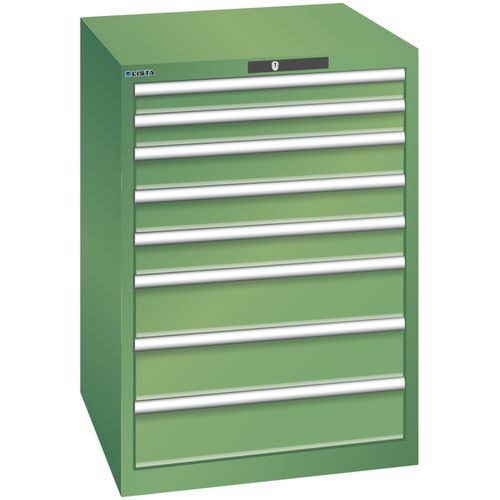Armoire Vert 717x725x1000 Avec 8 Tir. 75kg _ 14.412.030