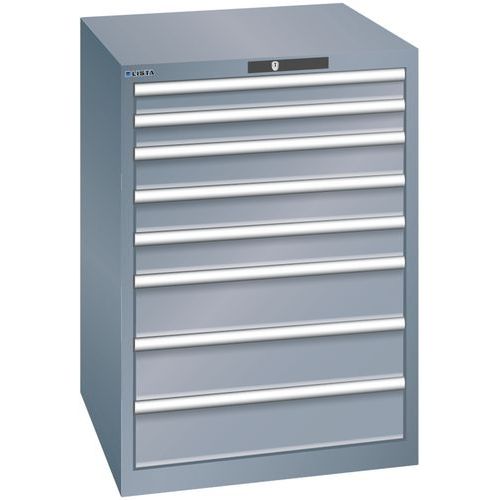 Armoires à Tiroirs Gris 717x725x1000 Avec 8 Tiroirs 75kg