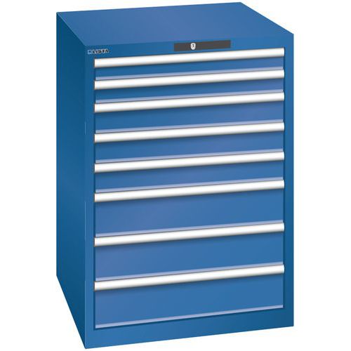 Armoire Bleu Gent. 717x725x1000 Avec 8 Tir. 75kg