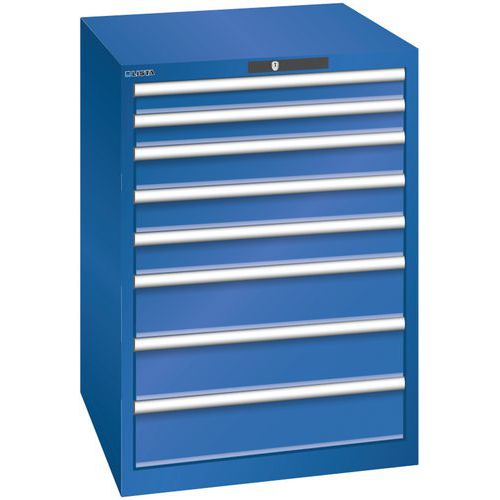 Armoire Bleu Sécu. 717x725x1000 Avec 8 Tir. 75kg