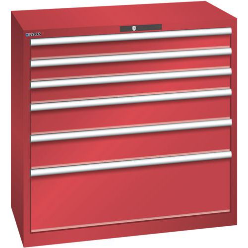 Armoire Rouge 1023x572x1000 Avec 6 Tir. 75kg _ 78.754.070