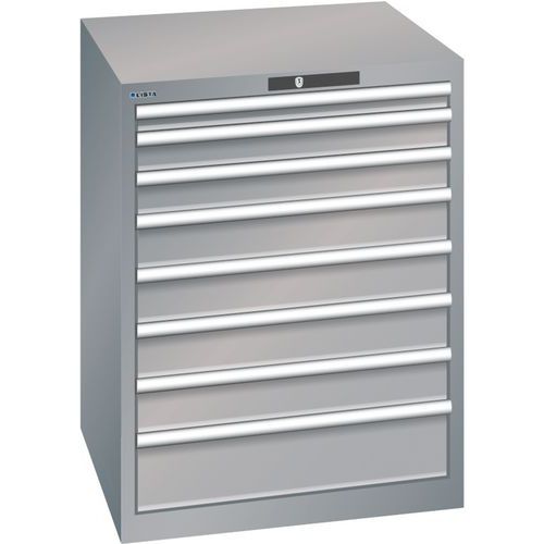 Armoire Gris Pigeon 717x725x850 Avec 8 Tir. 200kg