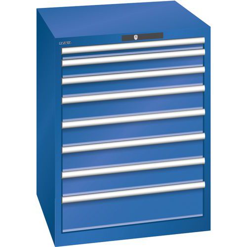 Armoire Bleu Sécu. 717x725x850 Avec 8 Tir. 200kg