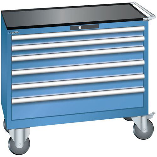 Armoire Bleu Cap. 1023x572x962 Avec 6 Tir. 75kg _ 78.782.040